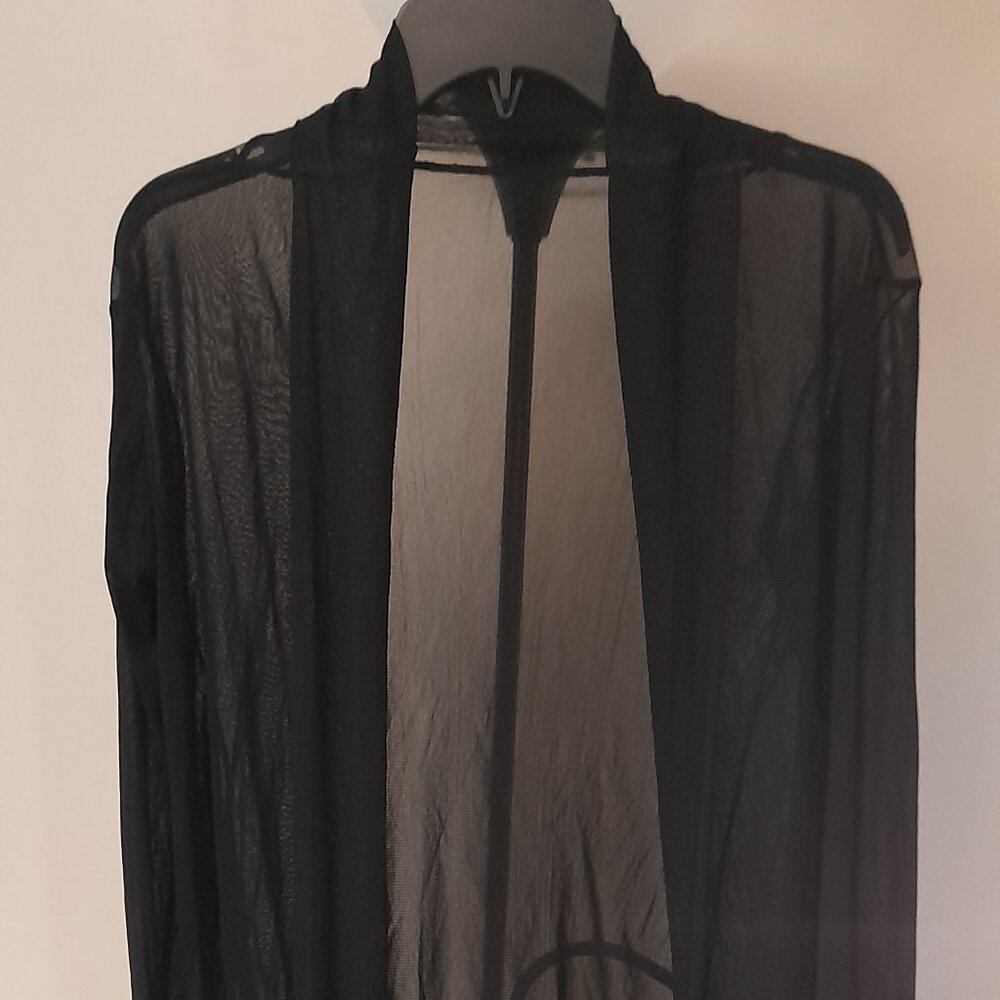 Transparent long sleeve Bolero Top